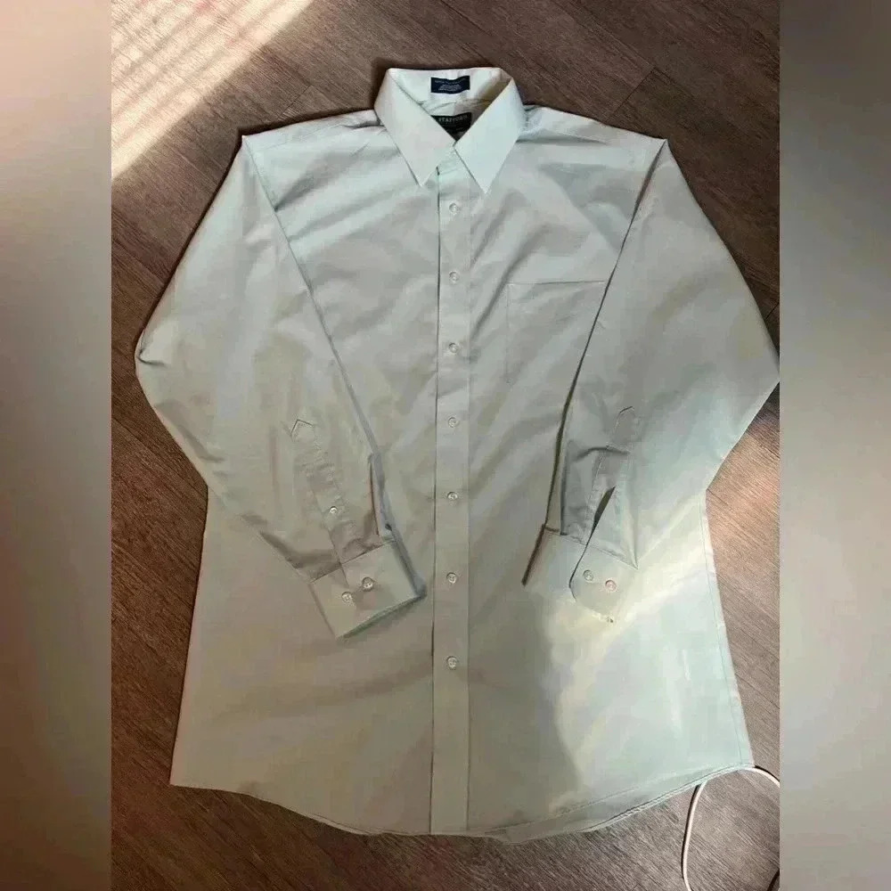 Stanford The Everyday Shirt Men’s Button Down in Mint Color